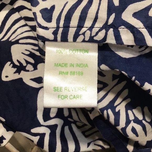 Lilly Pulitzer Zebra Print Popover Long Tunic, size S - Picture 8 of 10